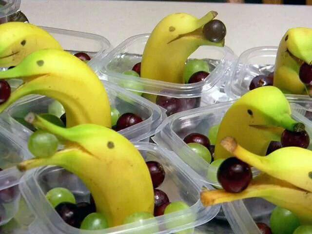 Garscarono banāni un patīk... Autors: 100 A 20 vienkārši un stilīgi ēdiena dekori