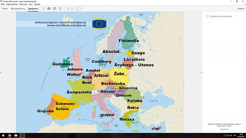  Autors: Viens Zeks Eiropas Savienības valstis man saistās ar...