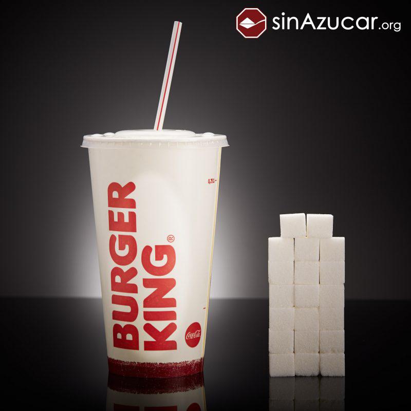 Kolas dzēriens no Burger King... Autors: Fosilija Cik cukura kubiciņu ir mūsu ikdienā lietojamajiem produktiem?