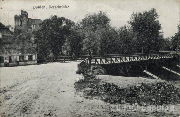 Tilts pāri Bērzes upei Autors: vienigaisenriksinboxlv Senas fotogrāfijas no Dobeles. #2