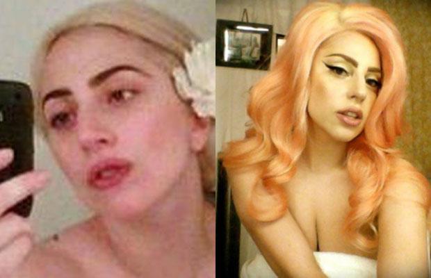 Lēdija Gaga Autors: Ciema Sensejs 20 šokējošas slavenību bildes bez meikapa.