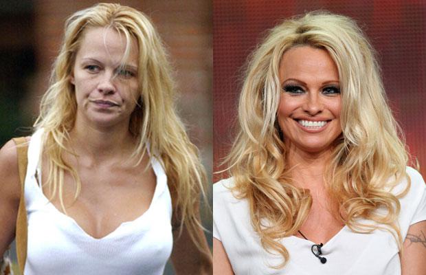 Pamela Andersone Autors: Ciema Sensejs 20 šokējošas slavenību bildes bez meikapa.