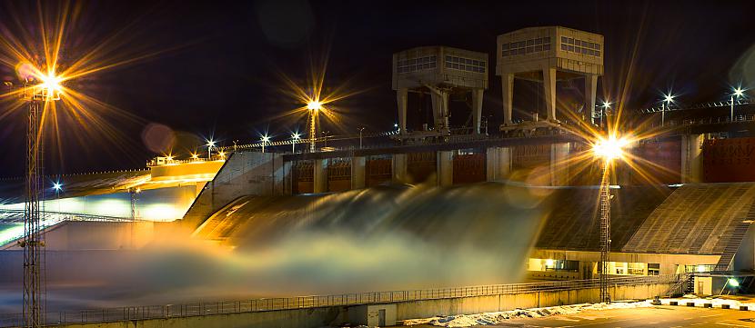 12032017 Autors: Fosilija Hydroelectric power station - Plaviņu HES