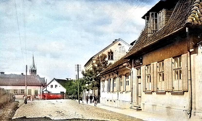Jelgavas iela 1930ie gadi Autors: pyrathe Senā Kuldīga #3