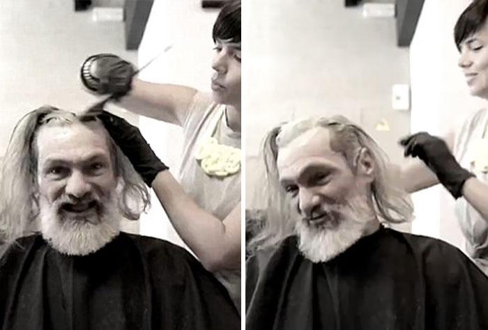Friziera nogrieza Hosē matus... Autors: matilde Vīrietis, kurš 25 gadus dzīvoja uz ielas, tagad izskatās kā moderns hipsters