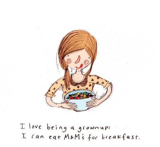 Es mīlu būt pieaugusi Varu ēst... Autors: Fosilija Komiksi par pieaugušo dzīvi #2