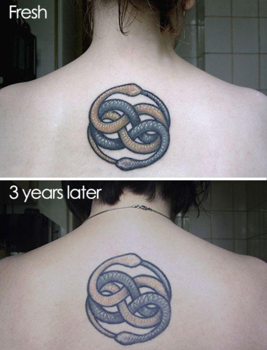  Autors: strautinsh Kā izskatās, kad tetovējumi noveco?