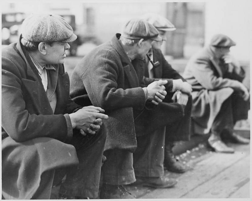Bezdarbnieki ostā 1934 g Autors: Lestets Lielā Depresija Ņujorkā