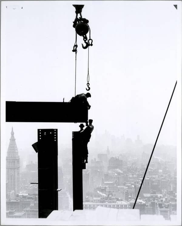 Empire State ēkas būvniecība... Autors: Lestets Lielā Depresija Ņujorkā