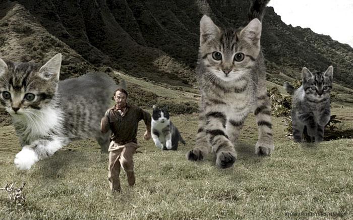  Autors: Fosilija Kāds aizvietoja dinozaurus ar kaķiem un rezultāts ir lielisks!