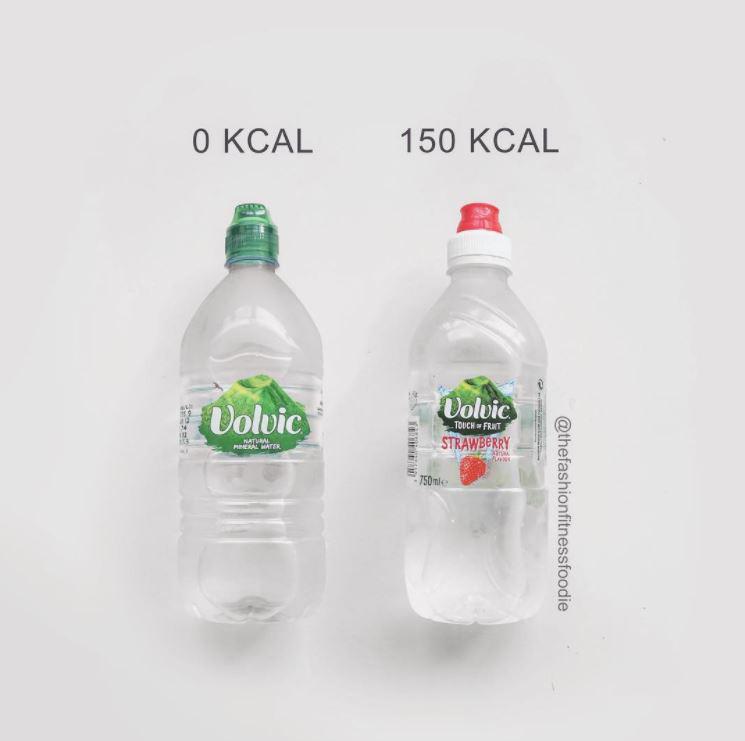 Ūdens var saturēt dažādu... Autors: 100 A Kaloriju atšķirība ēdienos, kuri nemaz nav tik atšķirīgi!