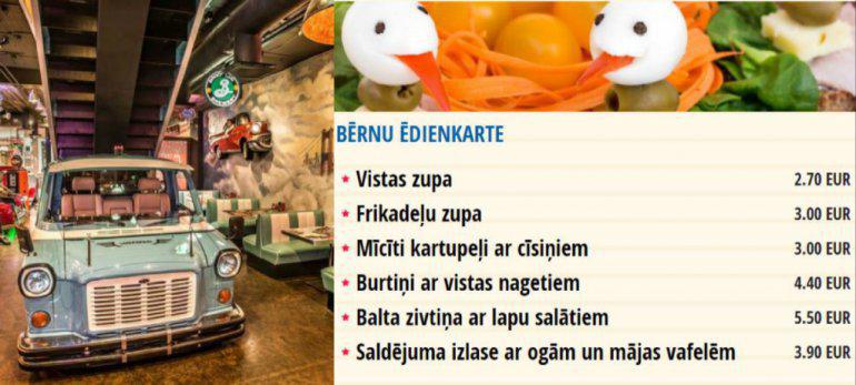 MoonshineMuzikālajā restorānā... Autors: 100 A 25 Rīgas restorāni, kuri parūpējušies par ēdienkarti bērniem!