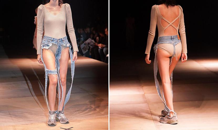 Scarononedēļ Amazones modes... Autors: matilde Vai Tu būtu ar mieru vilkt «stringu džinsus»? Jaunākais modes BUMS no Tokijas!