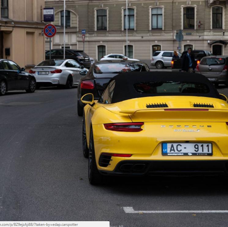 Porsche 991 Turbo S Cabriolet... Autors: LGPZLV Dārgas mašīnas uz Latvijas ceļiem. 2017 #10