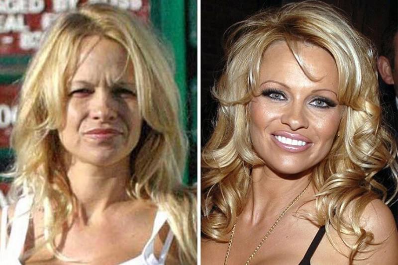 Pamela Andersone Autors: evija35.spoki 26 slavenības PIRMS un PĒC meikapa. Kā labāk?