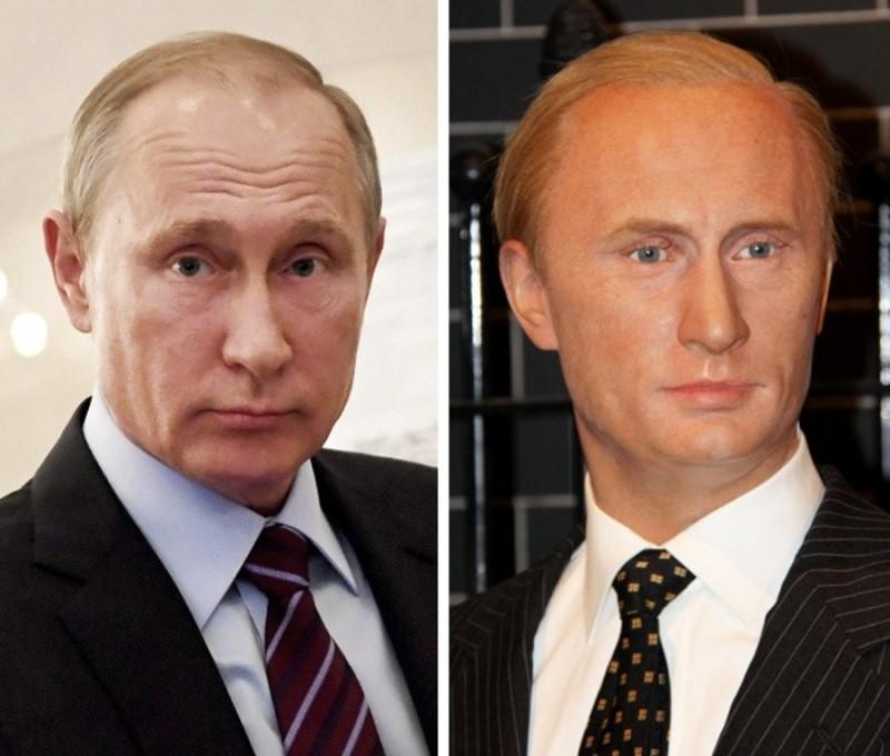 Vladimirs Putins Autors: matilde 14 slavenību vaska figūras, kuras, maigi sakot, atšķiras no oriģināla