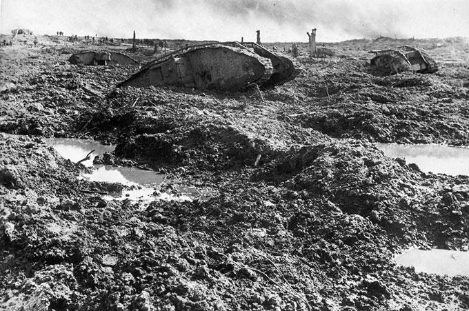 Sabojāti tanki kaujaslaukā... Autors: Lestets 1. pasaules kara ieroči un tehnoloģijas | 1. daļa