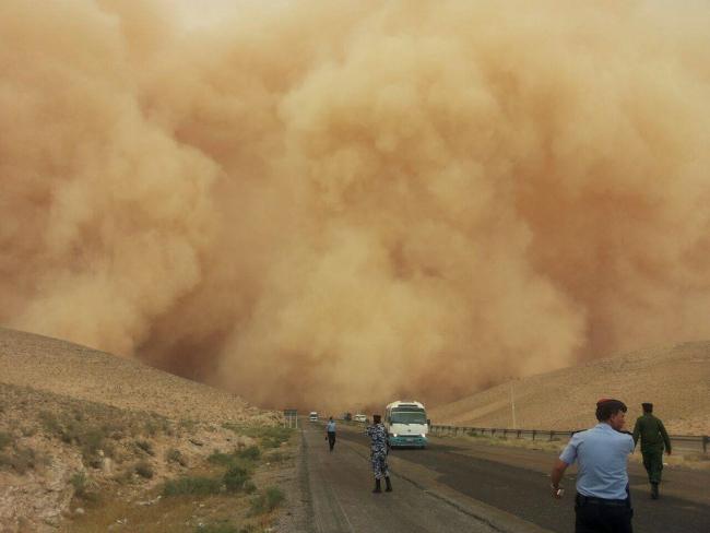 Putekļu vētra Jordānijā Autors: Lestets Mātes dabas patiesais spēks atklājas šajās fotogrāfijās