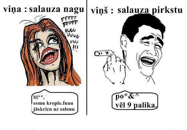 Atšķirība starp sievietēm un... Autors: Fosilija 30 tulkoti komiksi latviešu valodā, kurus redzēsi pirmo reizi! #1