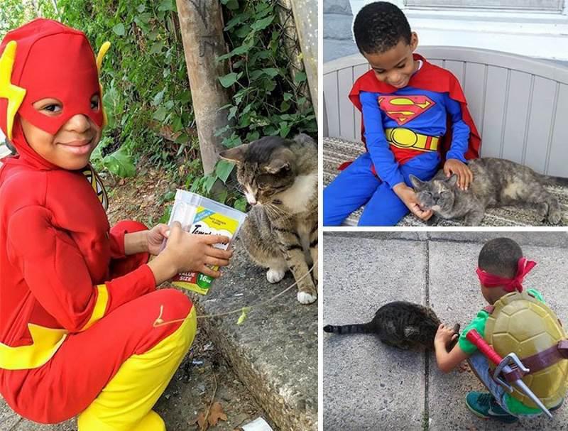 5gadīgs supervaronis palīdz... Autors: slida 24 foto, kas atgriezīs ticību cilvēcei