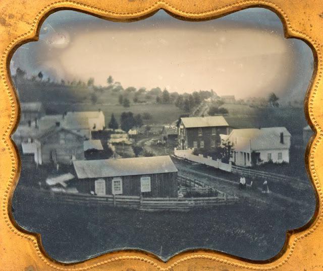 Maza pilsētiņa ASV... Autors: Lestets Agrīnās fotogrāfijas: kāda bija dzīve 1840-tajos