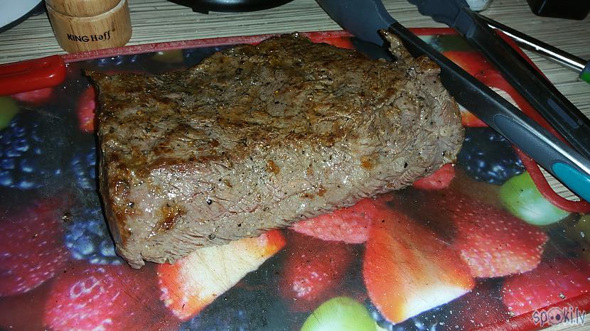 Liekam steiku malā uz brīdi Autors: ceipis12 Antrekota steiks