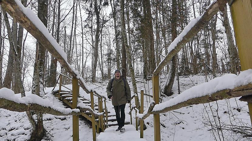  Autors: Fosilija Mālpils dabas taka ziemā