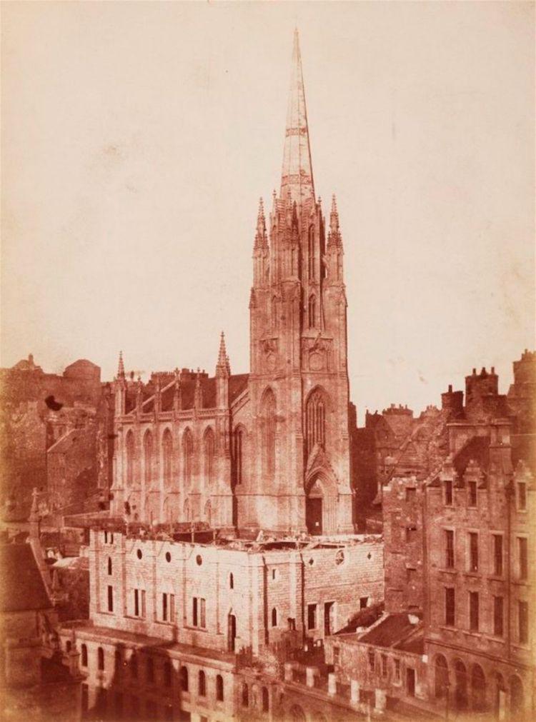 Edinburga 1848 g Redzama... Autors: Lestets Mūsdienu lielāko pilsētu pirmās fotogrāfijas