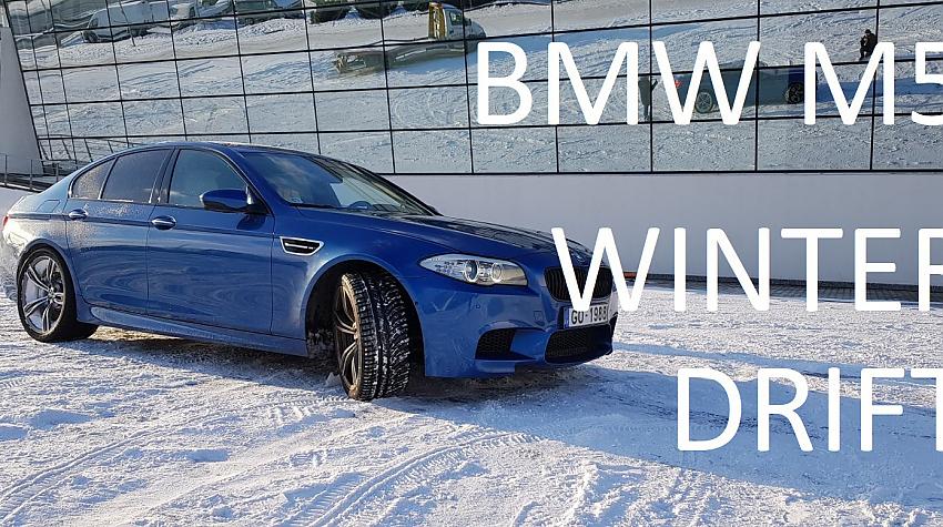 BMW M5 winter drift | vlog34