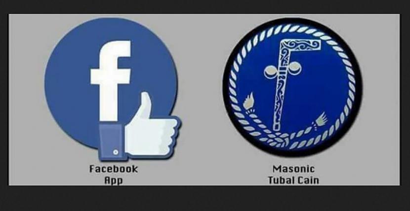 Facebook aplikācija un masonu... Autors: Lestets Ezotēriskie simboli lielāko kompāniju emblēmās