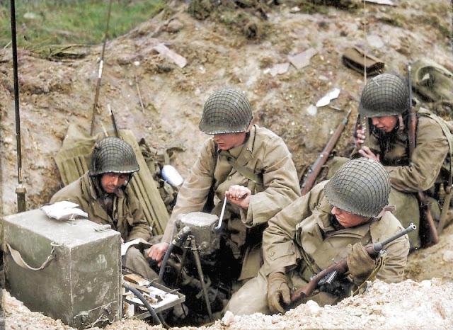 Radiosakaru nodibināscaronana... Autors: Lestets D-diena krāsās: Sabiedroto izcelšanās Normandijā iekrāsotās fotogrāfijās