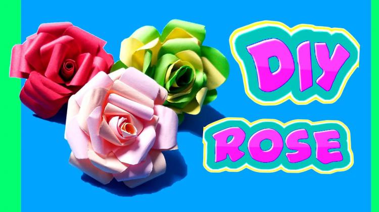 How to make an Origami Rose DIY