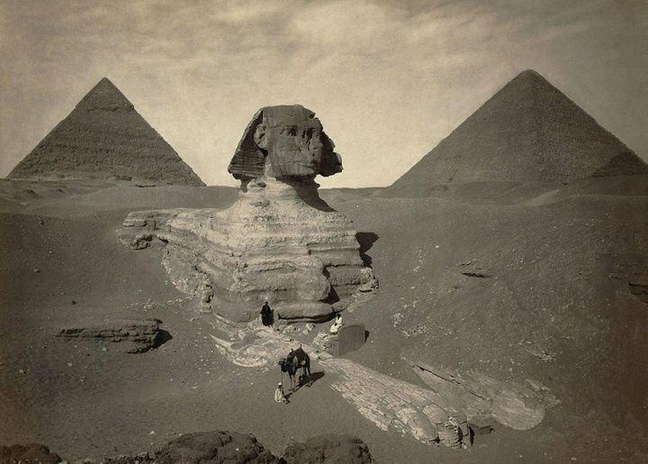 Lielā Sfinksa daļēji atrakta... Autors: Geimeris Vēsturiski attēli, kurus iepriekš nebūsi redzējis!