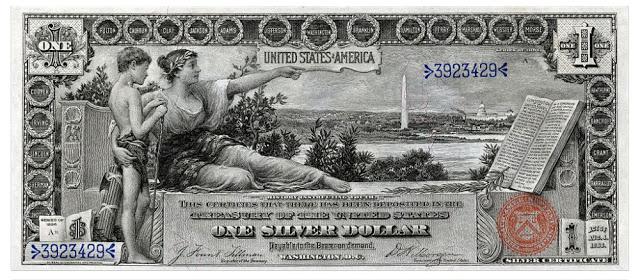 1892 g sudraba... Autors: Lestets Kā ir mainījušies "zaļie" dolāri laika gaitā?