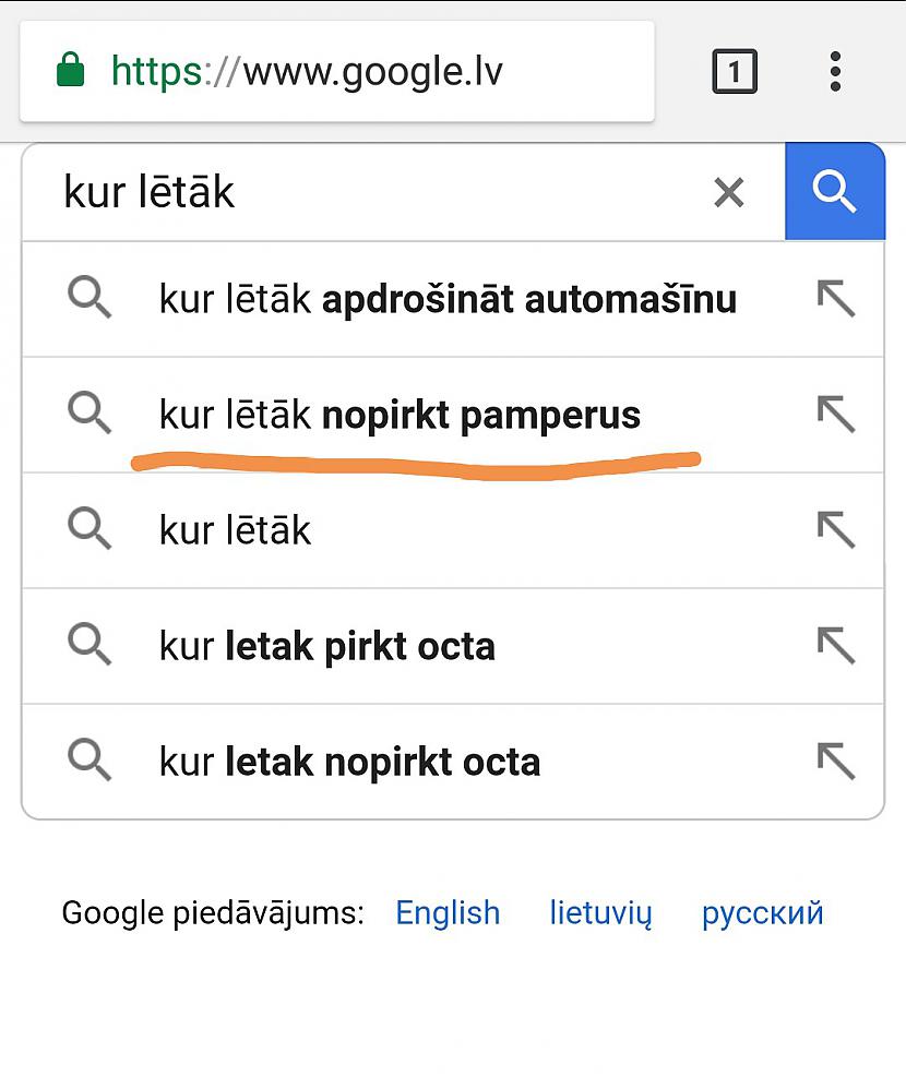 Esam tikuši līdz pēdējam solim... Autors: ORGAZMO Ko latvieši visbiežāk meklē Googlē?