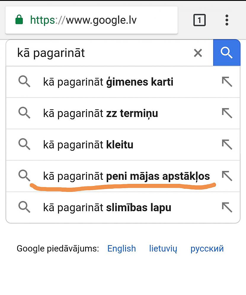 Ahaaaa Pieķēru Tomēr ir kāds... Autors: ORGAZMO Ko latvieši visbiežāk meklē Googlē?