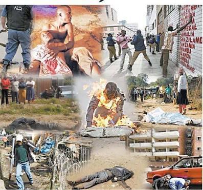 Bildes no 2008 gada... Autors: Zigzig Ksenofobiskie uzbrukumi Dienvidāfrikā