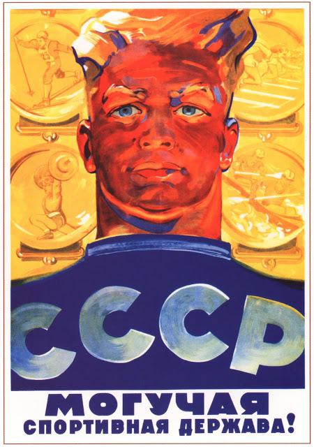 PSRS  varena sportistu nācija Autors: Lestets PSRS sporta propagandas plakāti