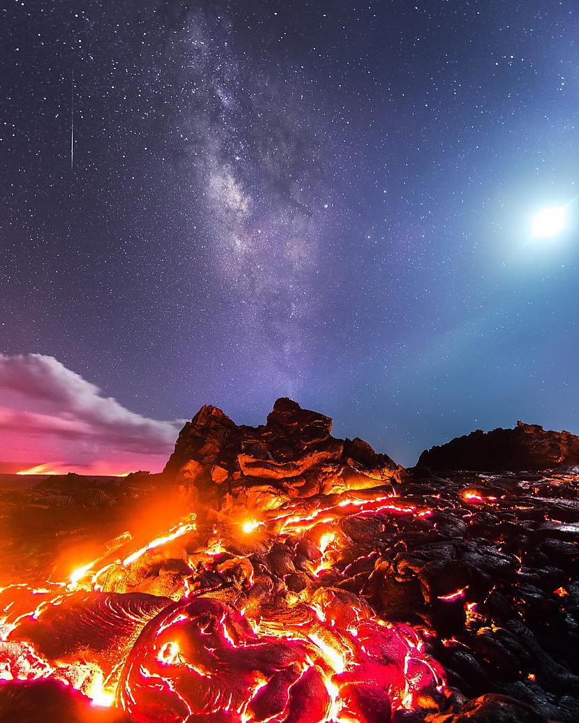 Mēness Piena Ceļscaron lava un... Autors: Latvian Revenger 19 elpu aizraujoši attēli, kas apliecina dabas spēku