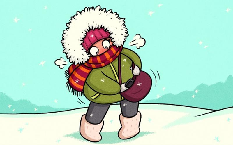 Lai ziemā atbildētu uz... Autors: matilde 15 mīlīgi komiksi par to, cik grūta dzīve ir meitenēm ziemā