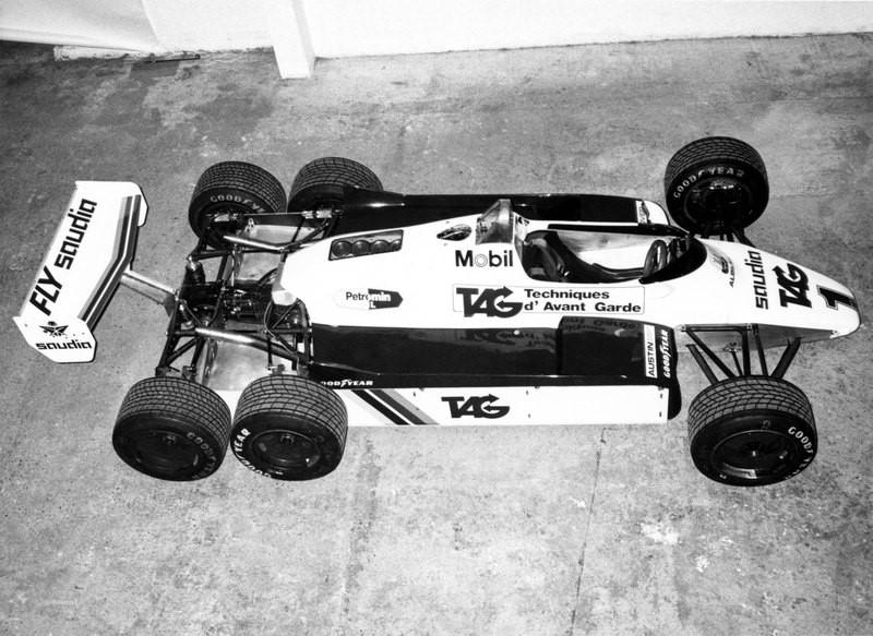 Williams FW08B 1982Scaronī... Autors: Bauskas Motormuzejs Neparasti 6 riteņu automobiļi (2. daļa)