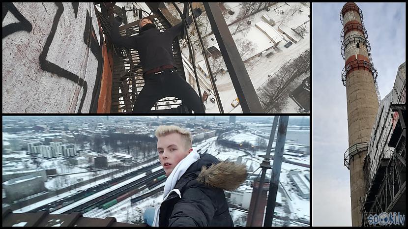  Autors: Lielais R Uzkāpām 85 metrus augstā tornī Rīgā