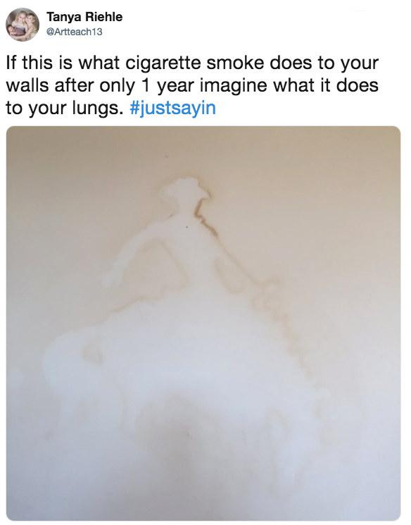  Autors: matilde 15 attēli, kuros redzamas sekas regulārai smēķēšanai iekštelpās. Pretīgi!