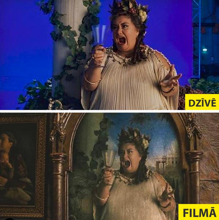 Harry Potter Autors: matilde Slavenu filmu aizkadru foto «pirms» un «pēc» apstrādes ar specefektiem