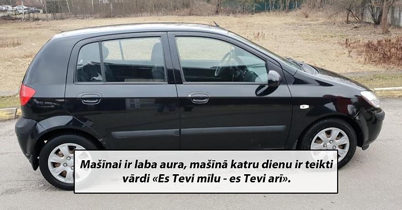 nbspPar sludinājuma... Autors: matilde Skandalozais Latvijas pārītis lēti tirgo Lienes mazo «Hyundai» automašīnu
