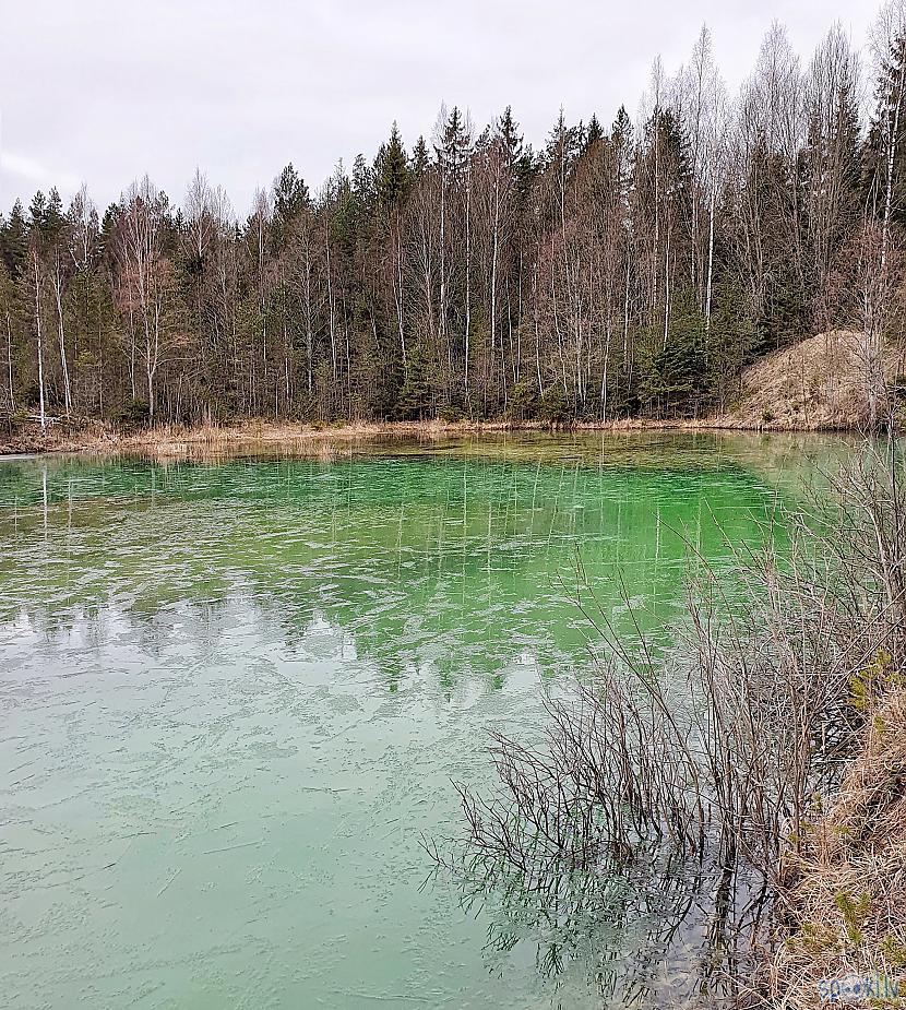 Lāčkroga ezers visā... Autors: ghost07 Latvijā atrasts ezers ar tirkīzzilu ūdeni