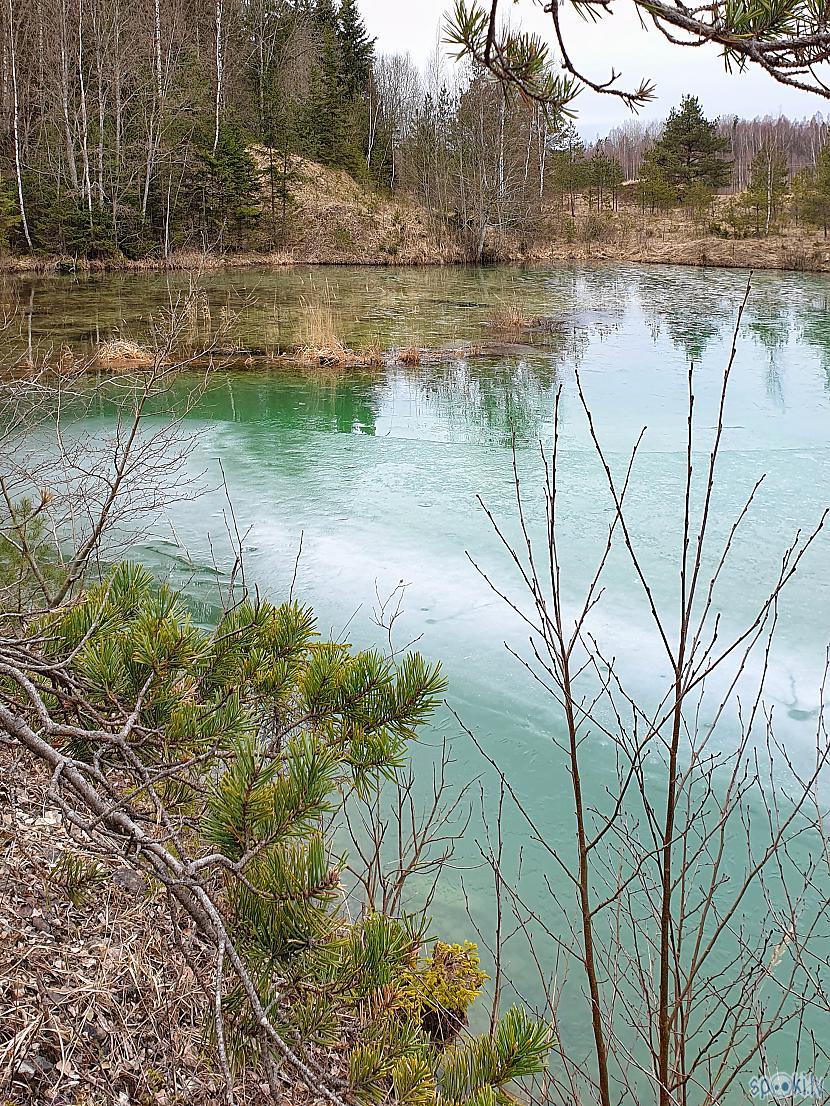 Zilā lagūna Blue lagoon Autors: ghost07 Latvijā atrasts ezers ar tirkīzzilu ūdeni