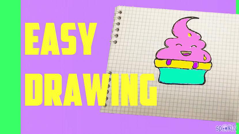  Autors: Halynka Georgiatx How to draw a cute ice cream