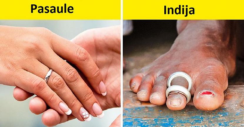 Laulību gredzeni uz... Autors: Lestets 20 lietas, ko var ieraudzīt tikai Indijā