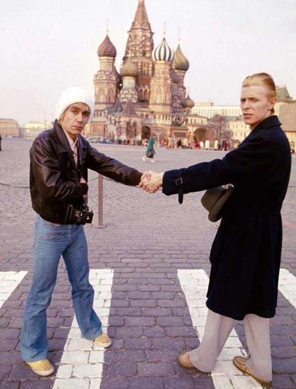 Igijs Pops kopā ar Deividu... Autors: Lestets Rietumu slavenības apmeklējot PSRS
